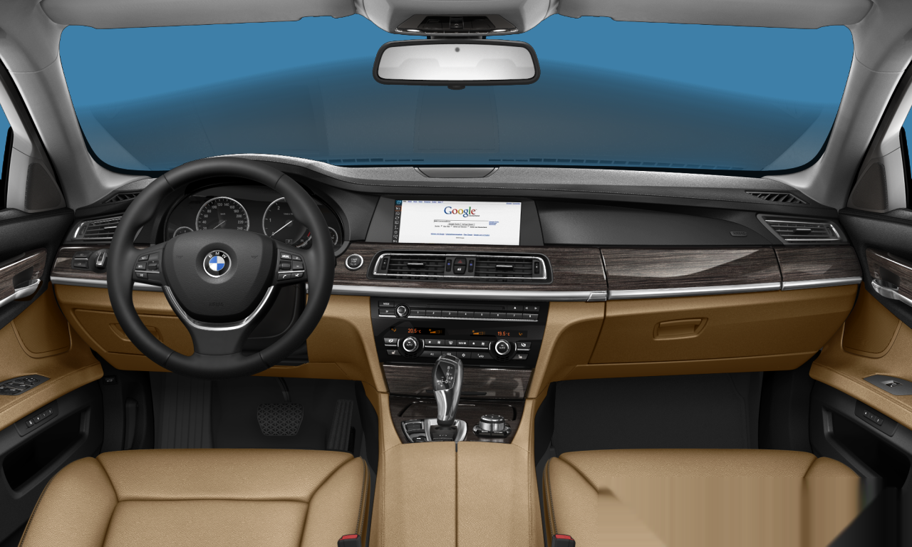 Interior of BMW 730d (F01), VIN WBAKM21010C329406