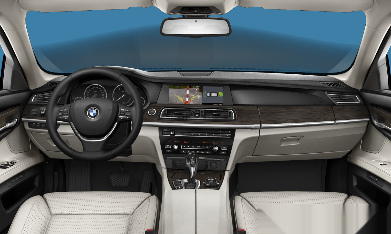 Interior of 2011 BMW 730d (F01), VIN WBAKM21010C616325