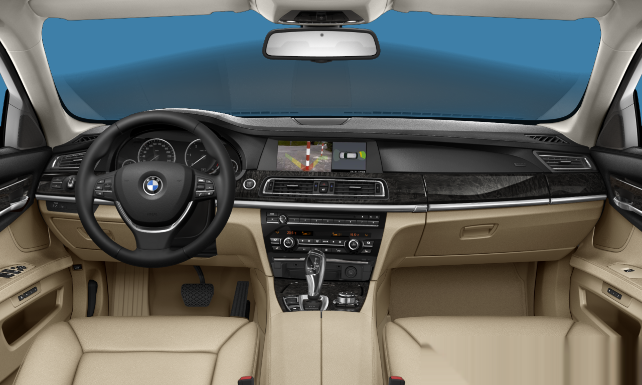 Interior of BMW 730d (F01), VIN WBAKM21020C330452