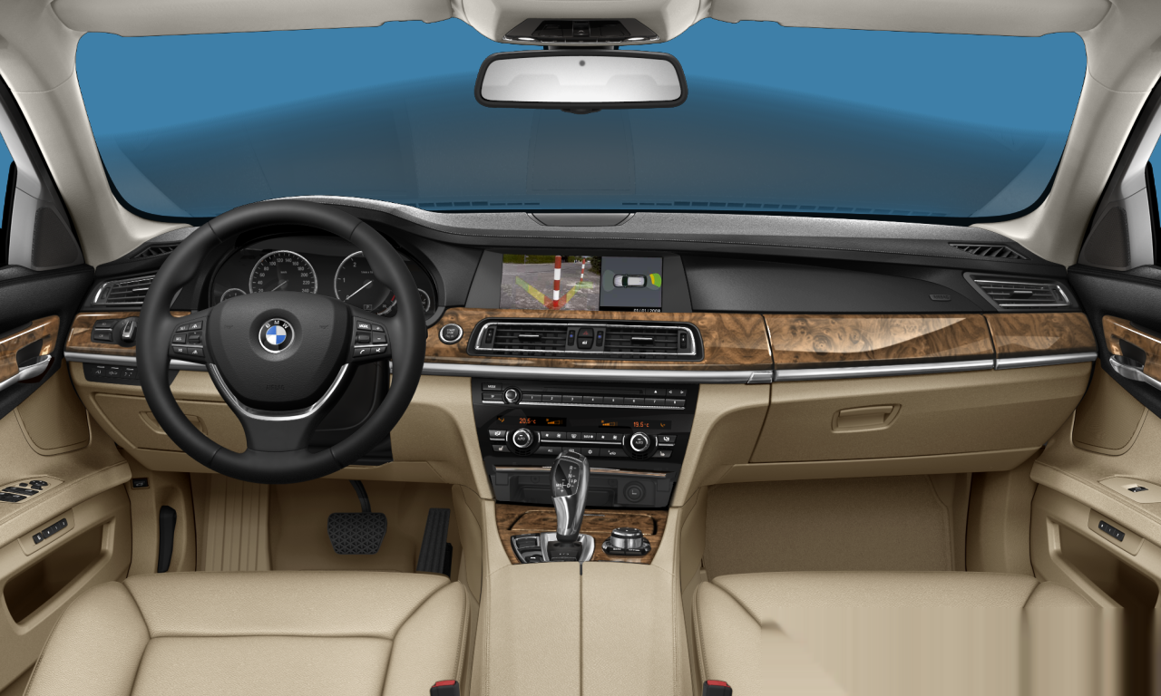 Interior of 2009 BMW 730d (F01), VIN WBAKM21090CY73085