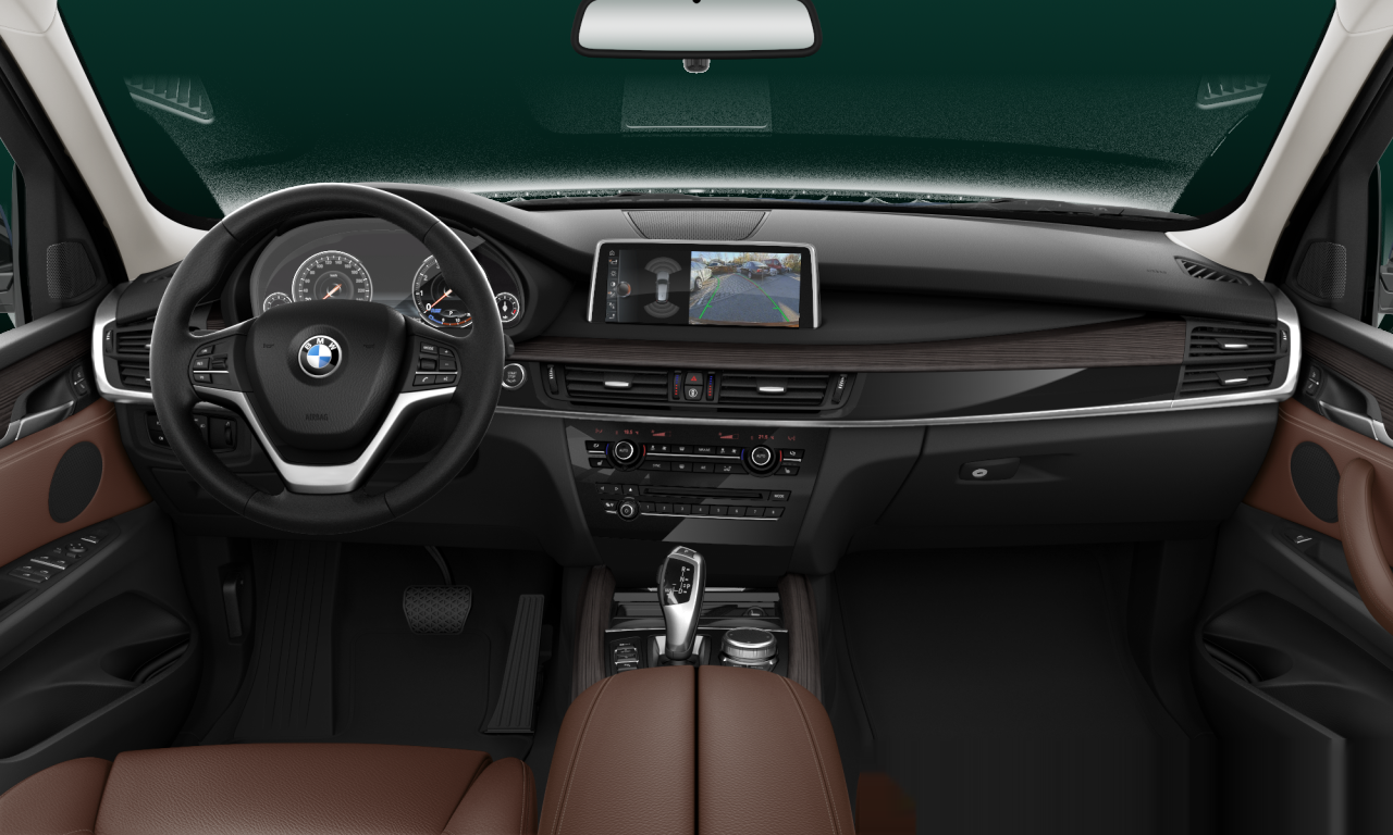 Interior of BMW X5 xDrive35i (F15), VIN WBAKR010800X59375