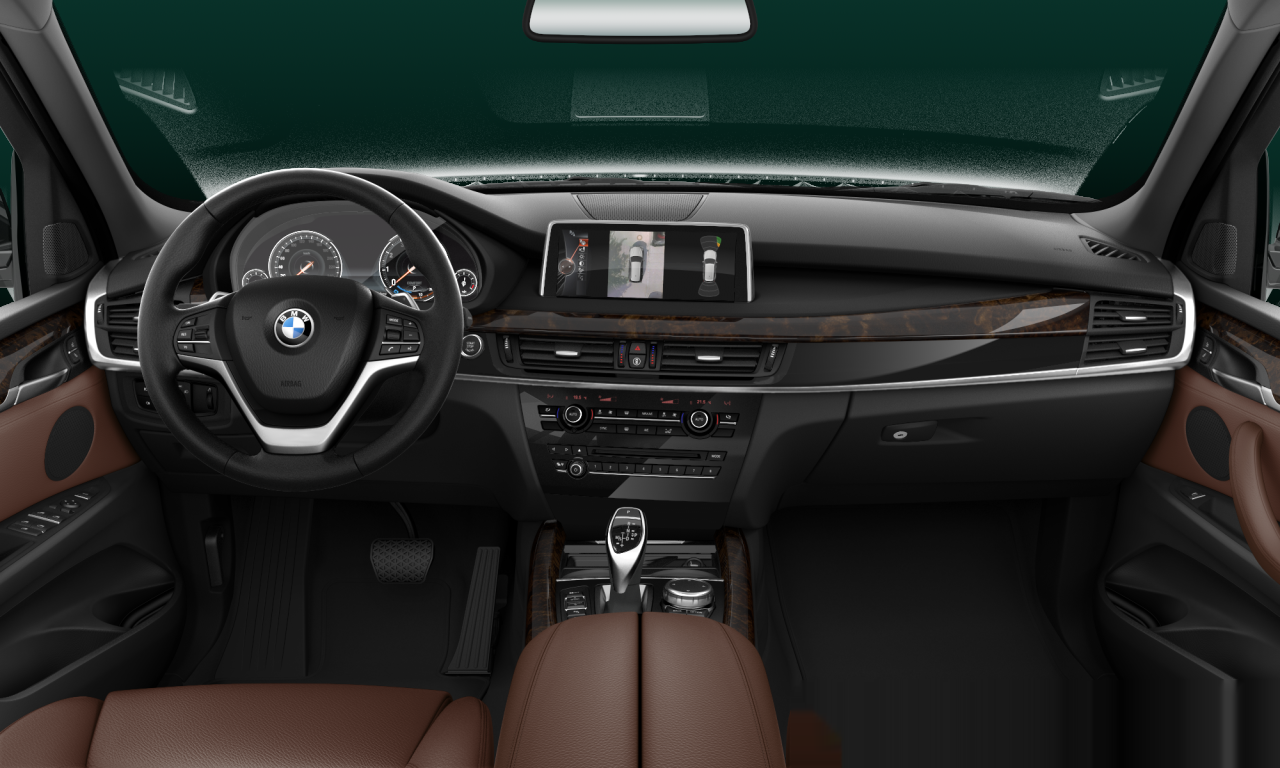 Interior of BMW X5 xDrive35i (F15), VIN WBAKR0108G0M73827