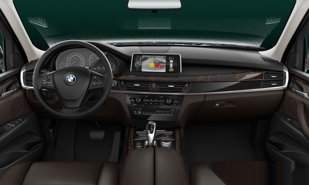 Interior of BMW X5 xDrive35i (F15), VIN WBAKR0109G0M79877