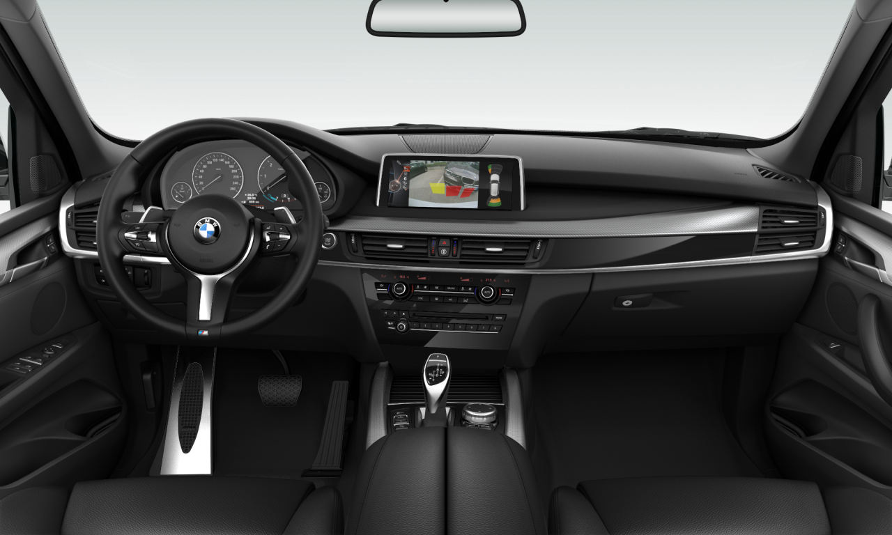 Interior of 2015 BMW X5 xDrive25d (F15), VIN WBAKS220300K87715