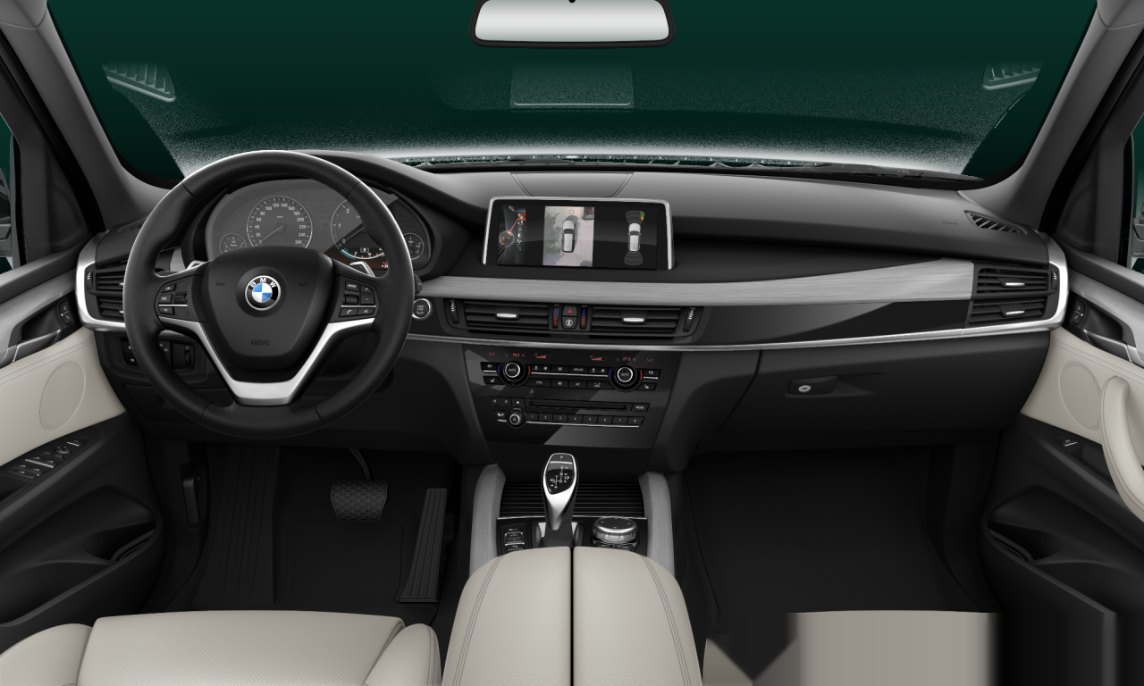 Interior of BMW X5 xDrive30d (F15), VIN WBAKS410100H54999