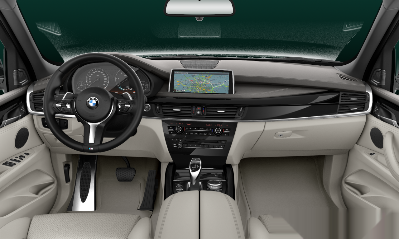 Interior of BMW X5 xDrive30d (F15), VIN WBAKS410600H53072