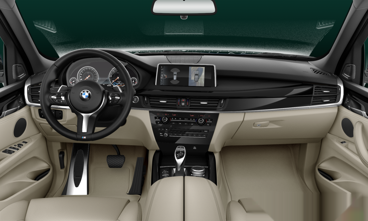 Interior of 2017 BMW X5 xDrive40d (F15), VIN WBAKS610200N68851