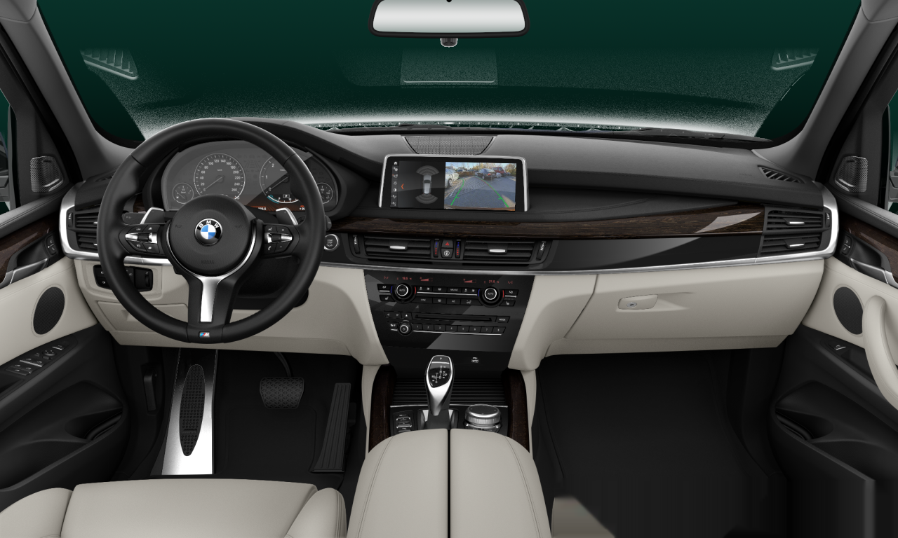 Interior of 2018 BMW X5 xDrive40d (F15), VIN WBAKS610800N72936