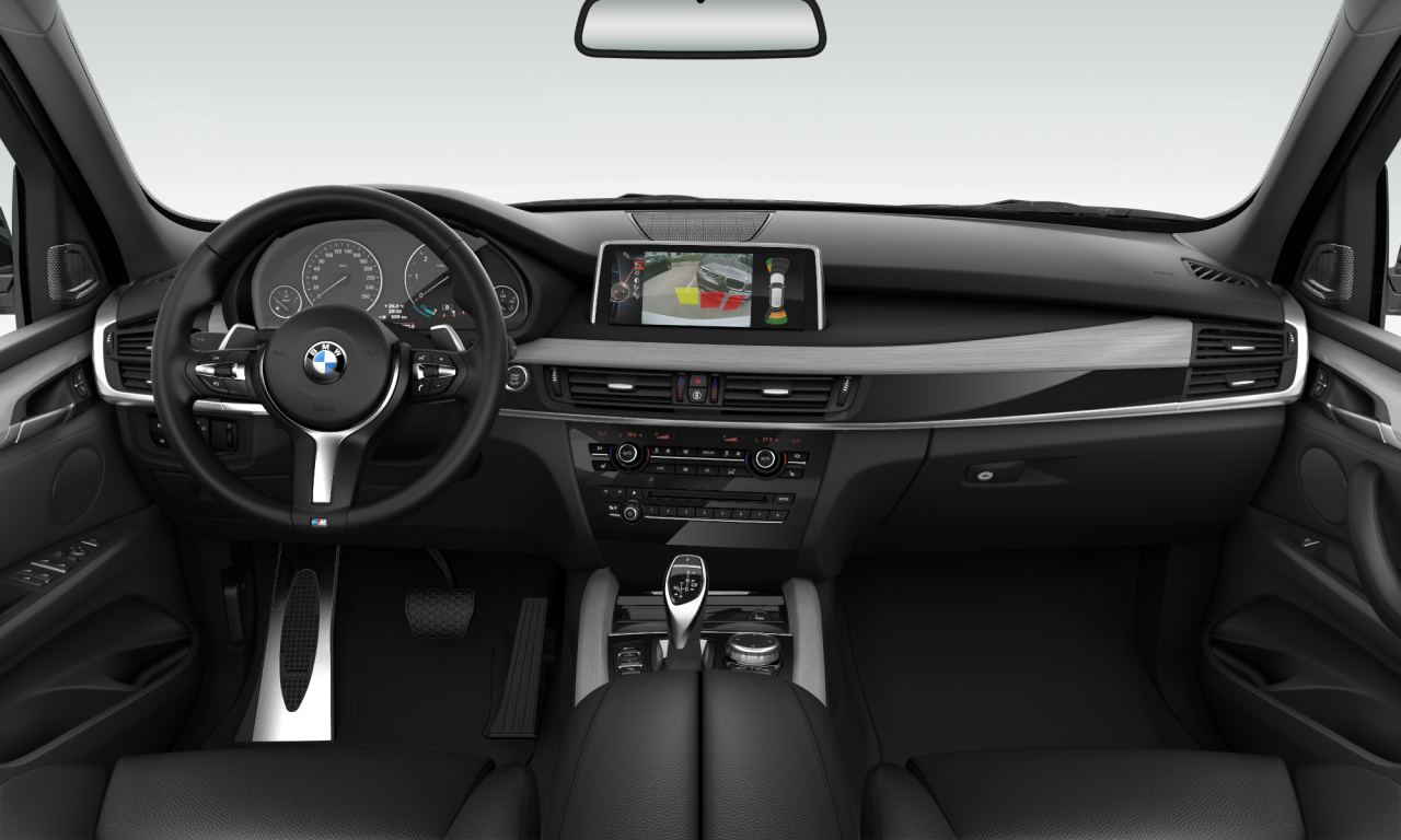 Interior of 2015 BMW X5 xDrive40d (F15), VIN WBAKS610X00N61629