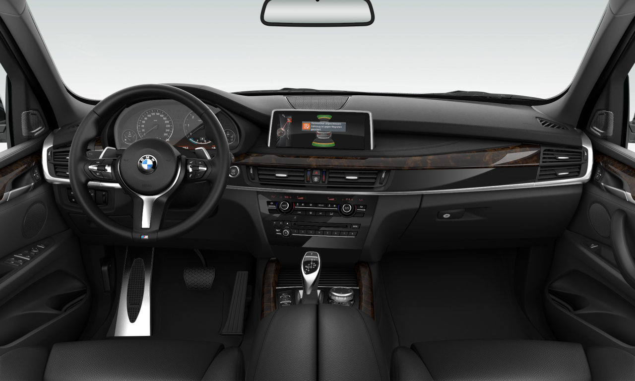 Interior of 2015 BMW X5 xDrive40d (F15), VIN WBAKS620000K78915