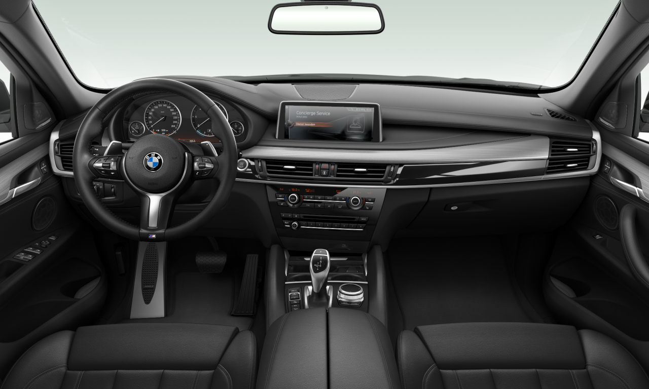 Interior of BMW X6 xDrive30d (F16), VIN WBAKV210200V41066