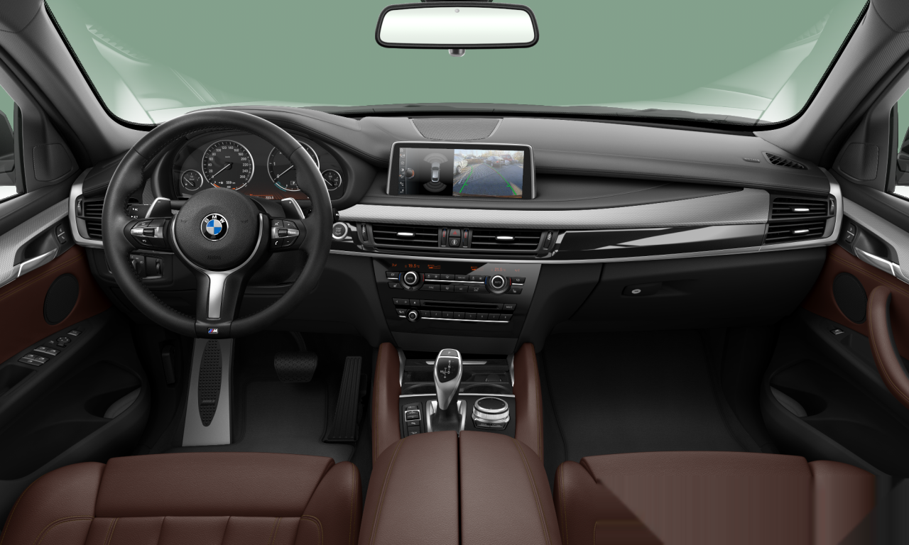 Interior of BMW X6 xDrive30d (F16), VIN WBAKV210400V41862