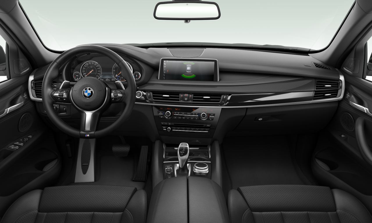 Interior of 2018 BMW X6 xDrive30d (F16), VIN WBAKV210500Z82335