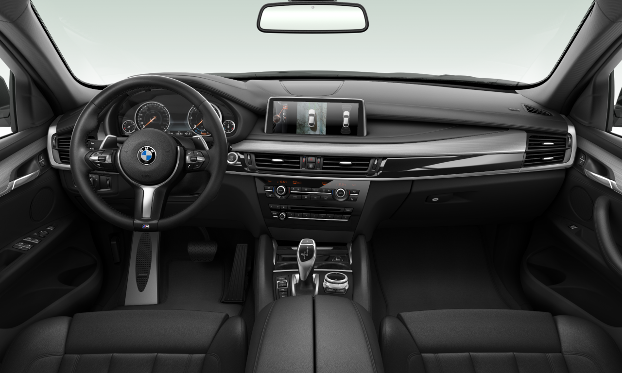 Interior of 2015 BMW X6 xDrive30d (F16), VIN WBAKV210600R26369