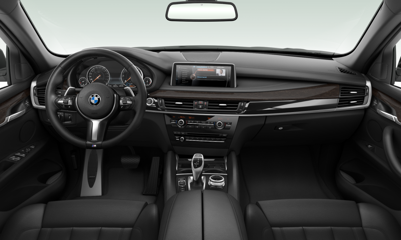 Interior of BMW X6 xDrive30d (F16), VIN WBAKV220700R00992