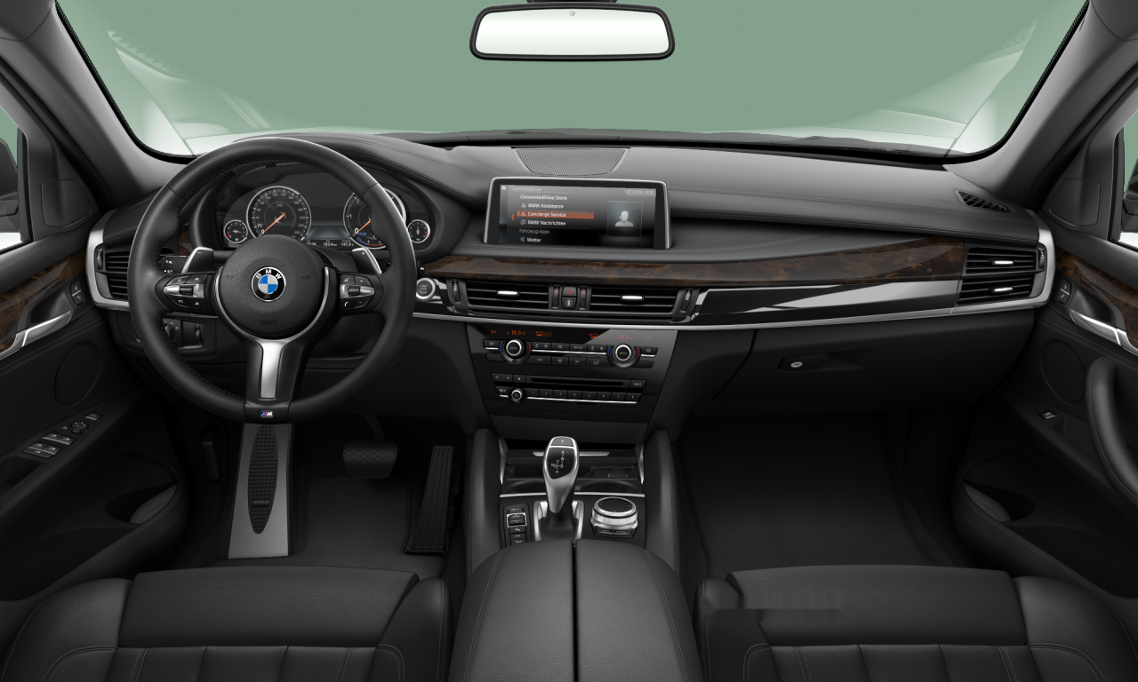 Interior of BMW X6 xDrive30d (F16), VIN WBAKV220900Z96723