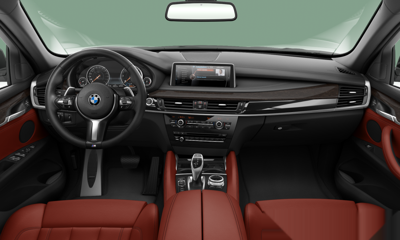 Interior of BMW X6 xDrive30d (F16), VIN WBAKV220X00R01795
