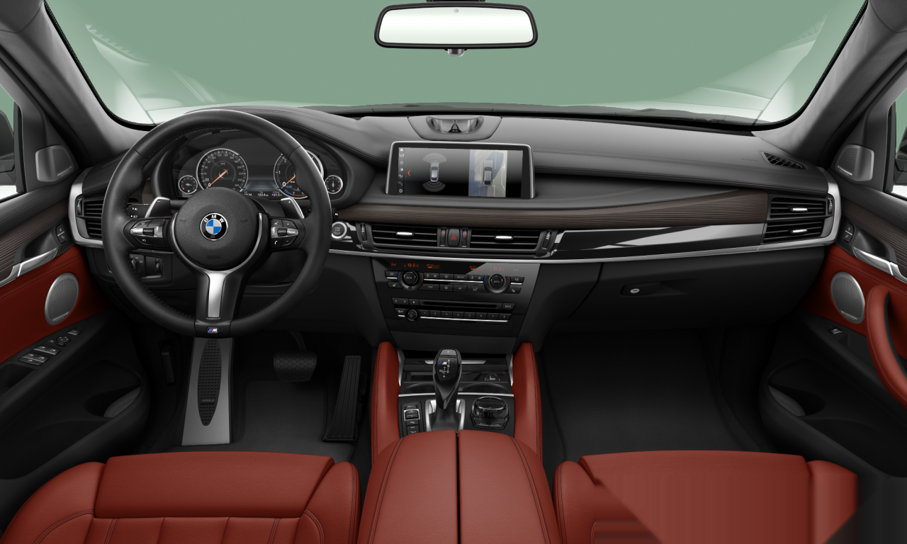 Interior of BMW X6 M50d (F16), VIN WBAKV610800W36948