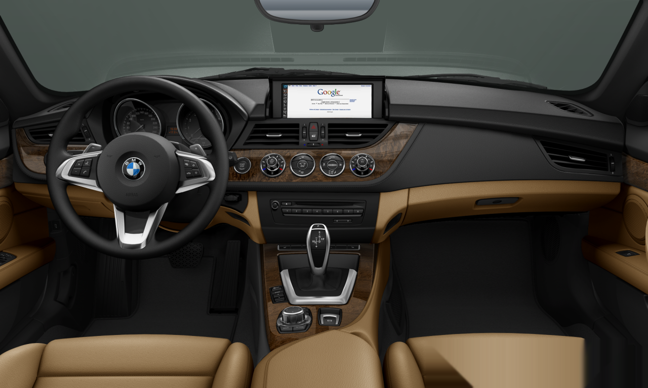 Interior of 2013 BMW Z4 sDrive20i (E89), VIN WBALL31080E988505