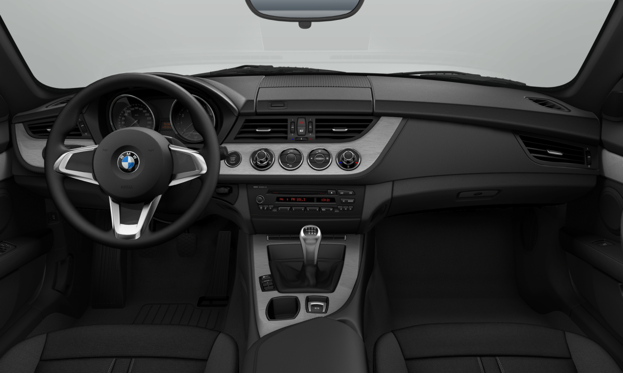 Interior of 2010 BMW Z4 sDrive23i (E89), VIN WBALM31010E500668