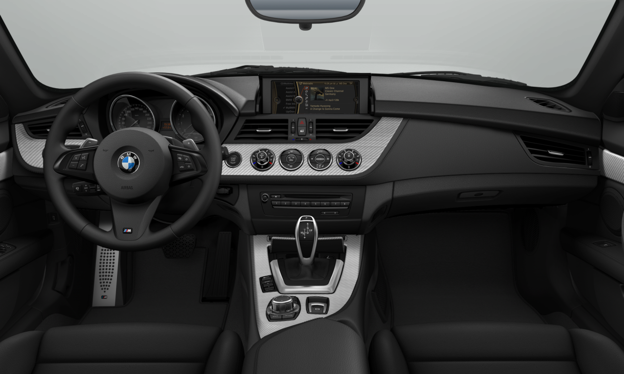 Interior of 2012 BMW Z4 sDrive35i (E89), VIN WBALM71060E376453