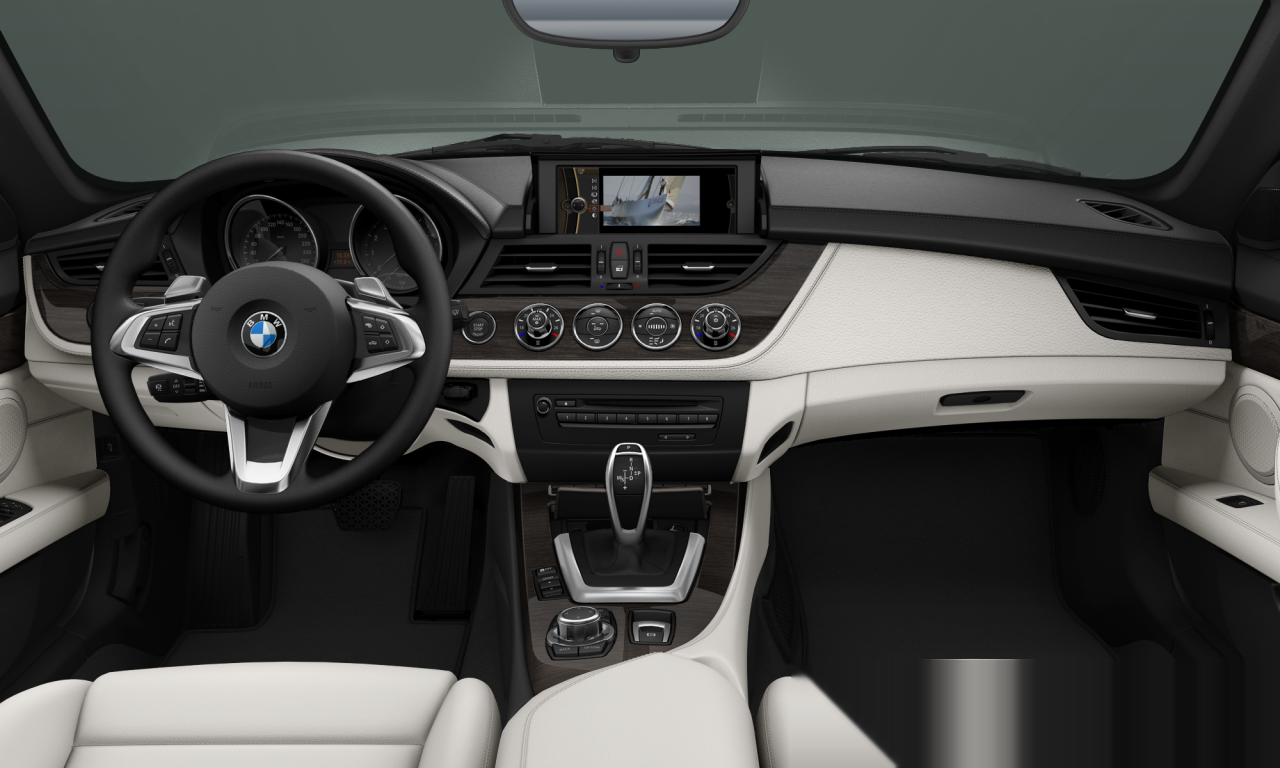 Interior of BMW Z4 sDrive35i (E89), VIN WBALM7108AE373362