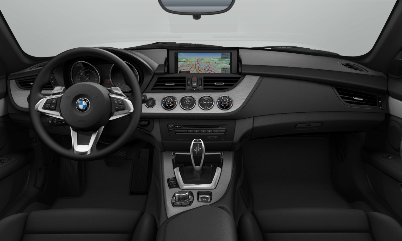 Interior of BMW Z4 sDrive35i (E89), VIN WBALM720X0E410442