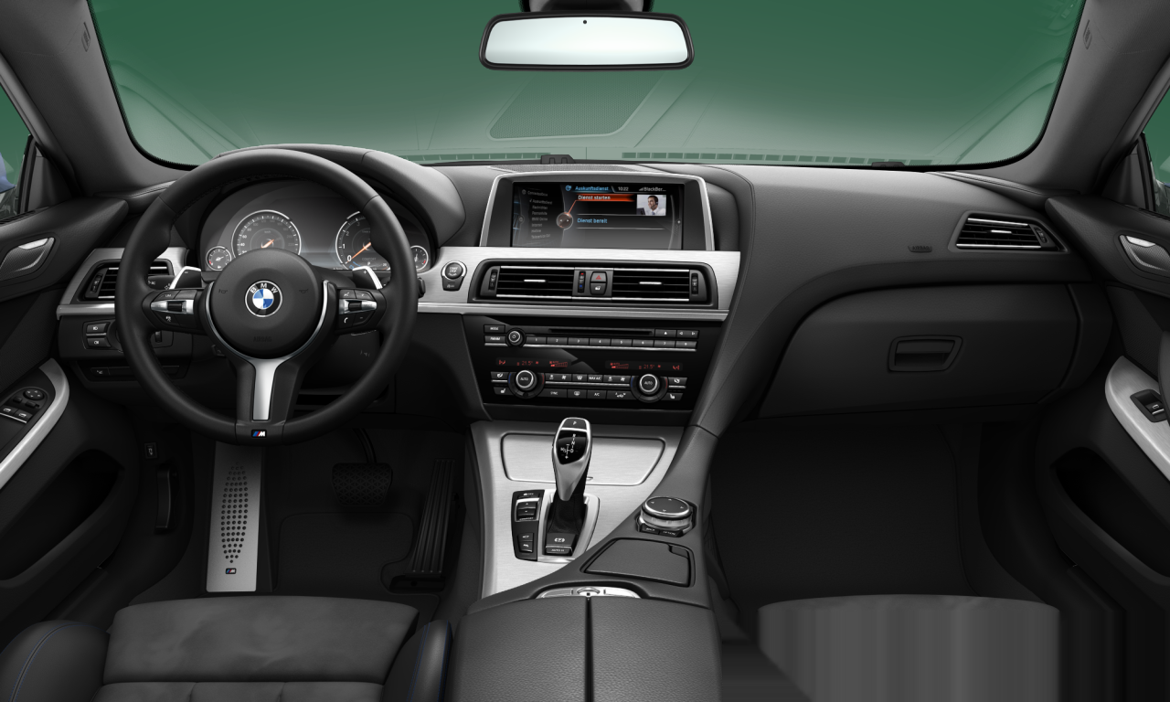 Interior of 2014 BMW 640i (F13), VIN WBALW31050DZ06131