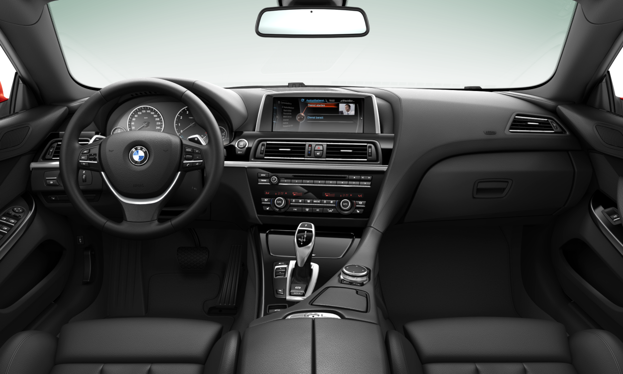 Interior of 2014 BMW 640i (F12), VIN WBALW71020DX59967