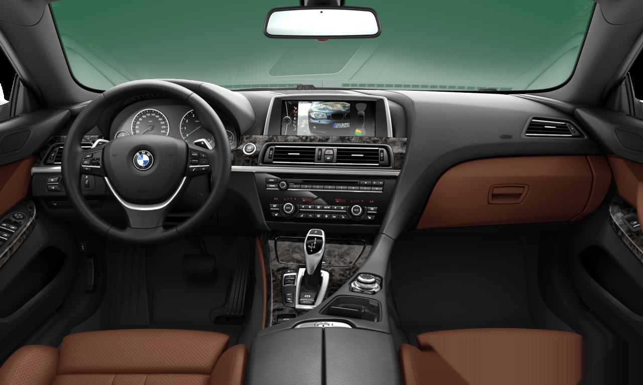 Interior of BMW 650i (F12), VIN WBALZ320X0C579057