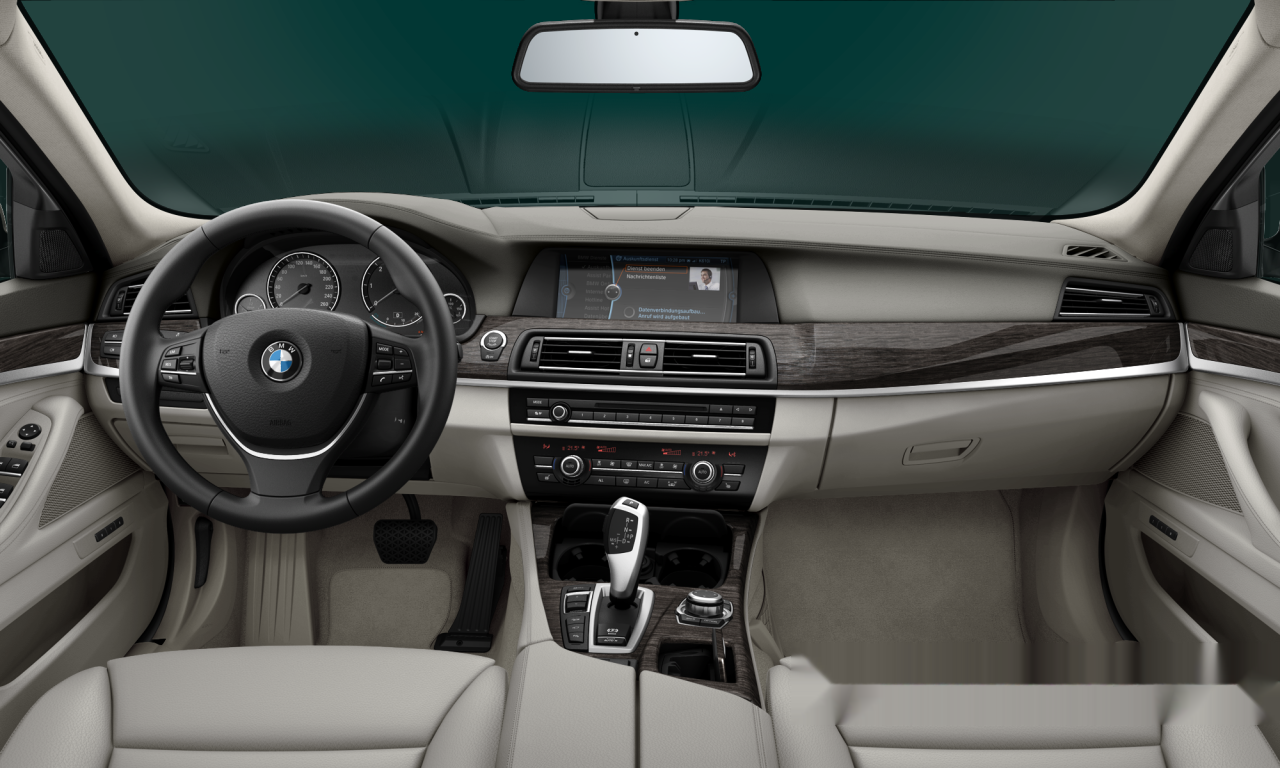 Interior of BMW 530d xDrive (F11), VIN WBAMW91070DV11438