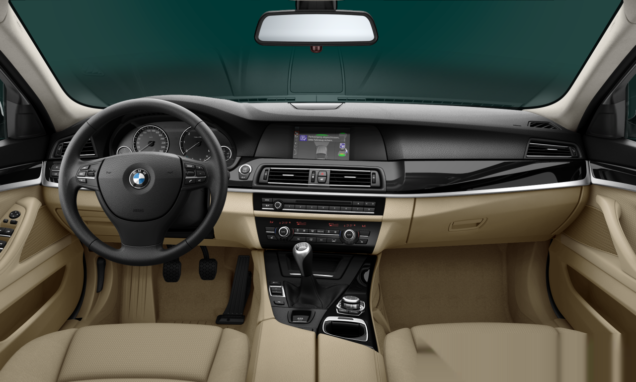 Interior of BMW 520d (F11), VIN WBAMX11070C977634