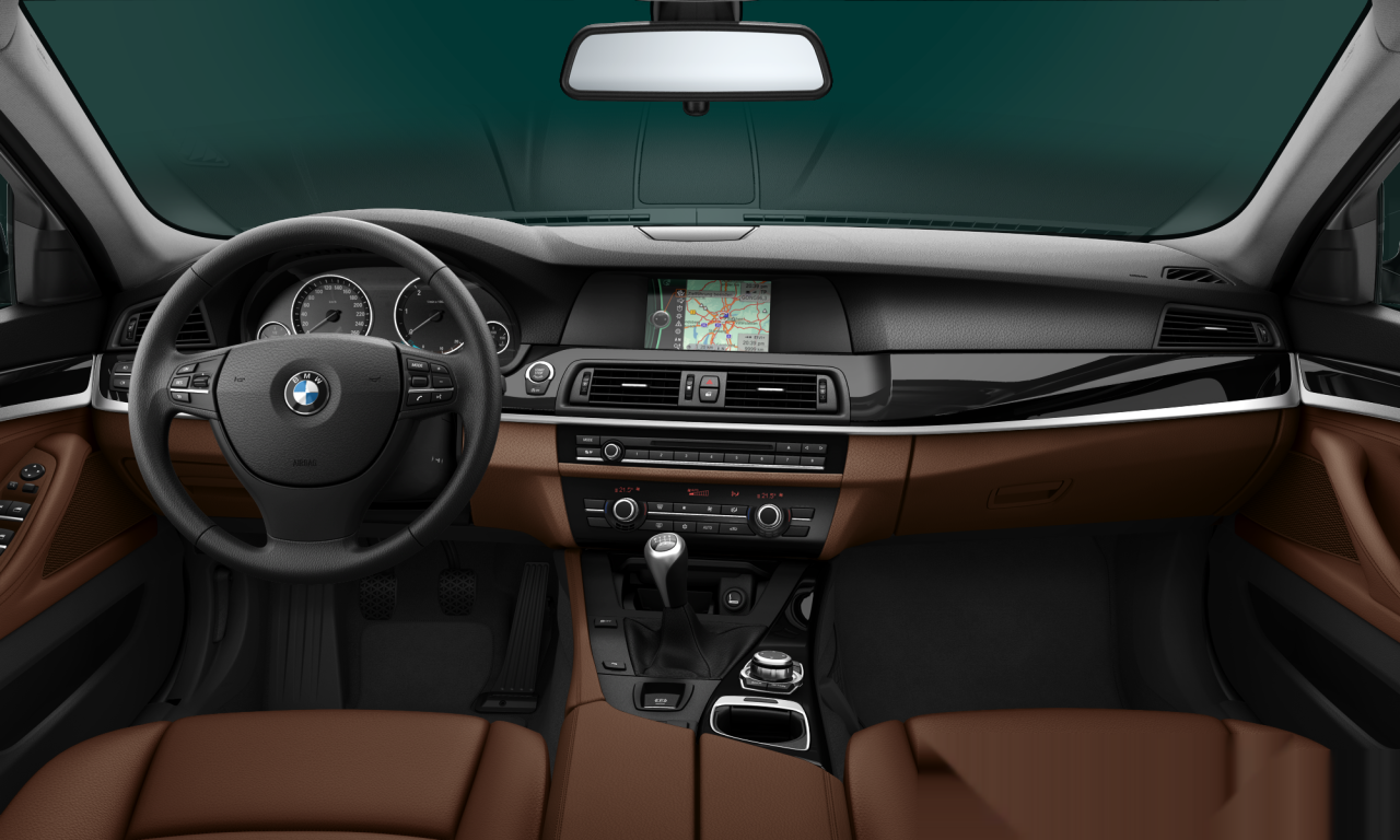 Interior of BMW 520d (F11), VIN WBAMX11090C308734