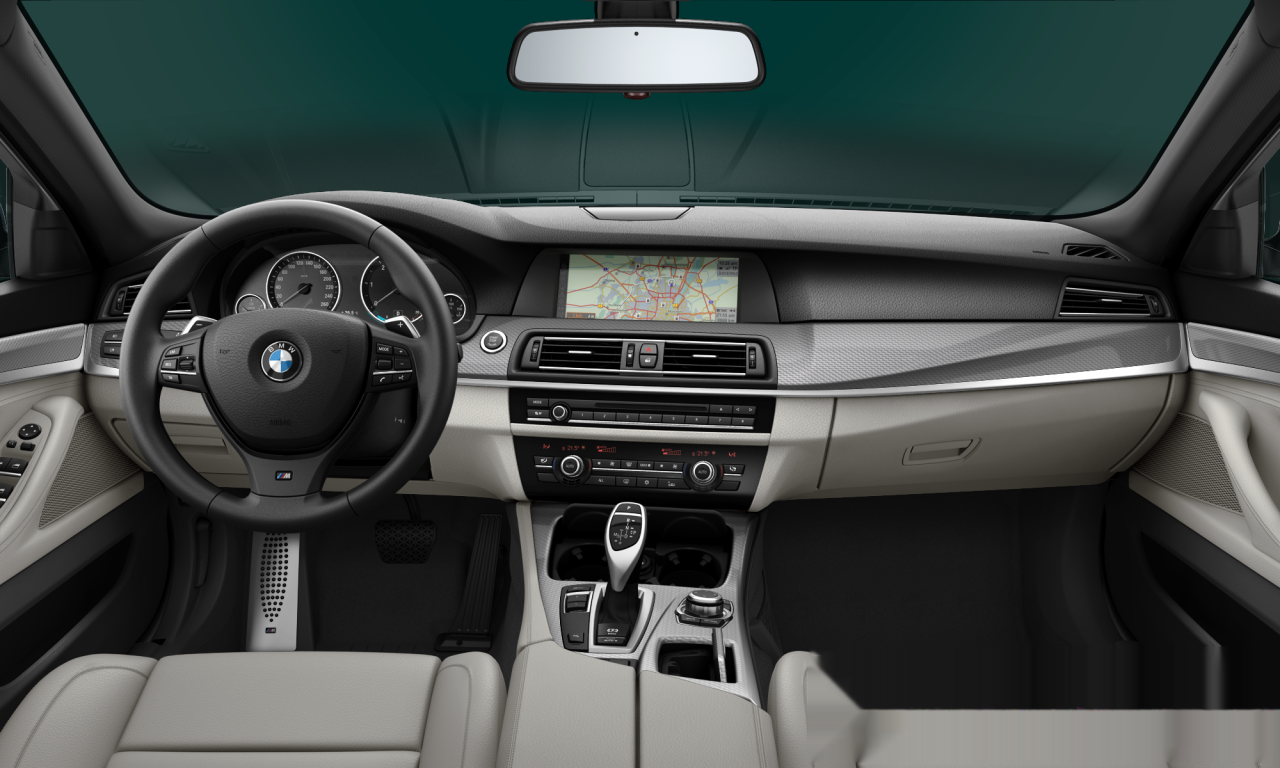 Interior of 2011 BMW 535d (F11), VIN WBAMX71050C891452