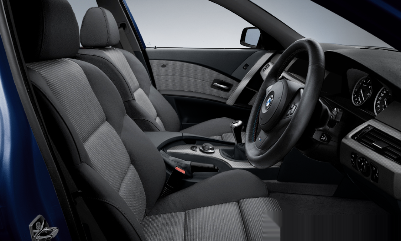 Interior of BMW 520I (E60), VIN WBANA320X0B342073