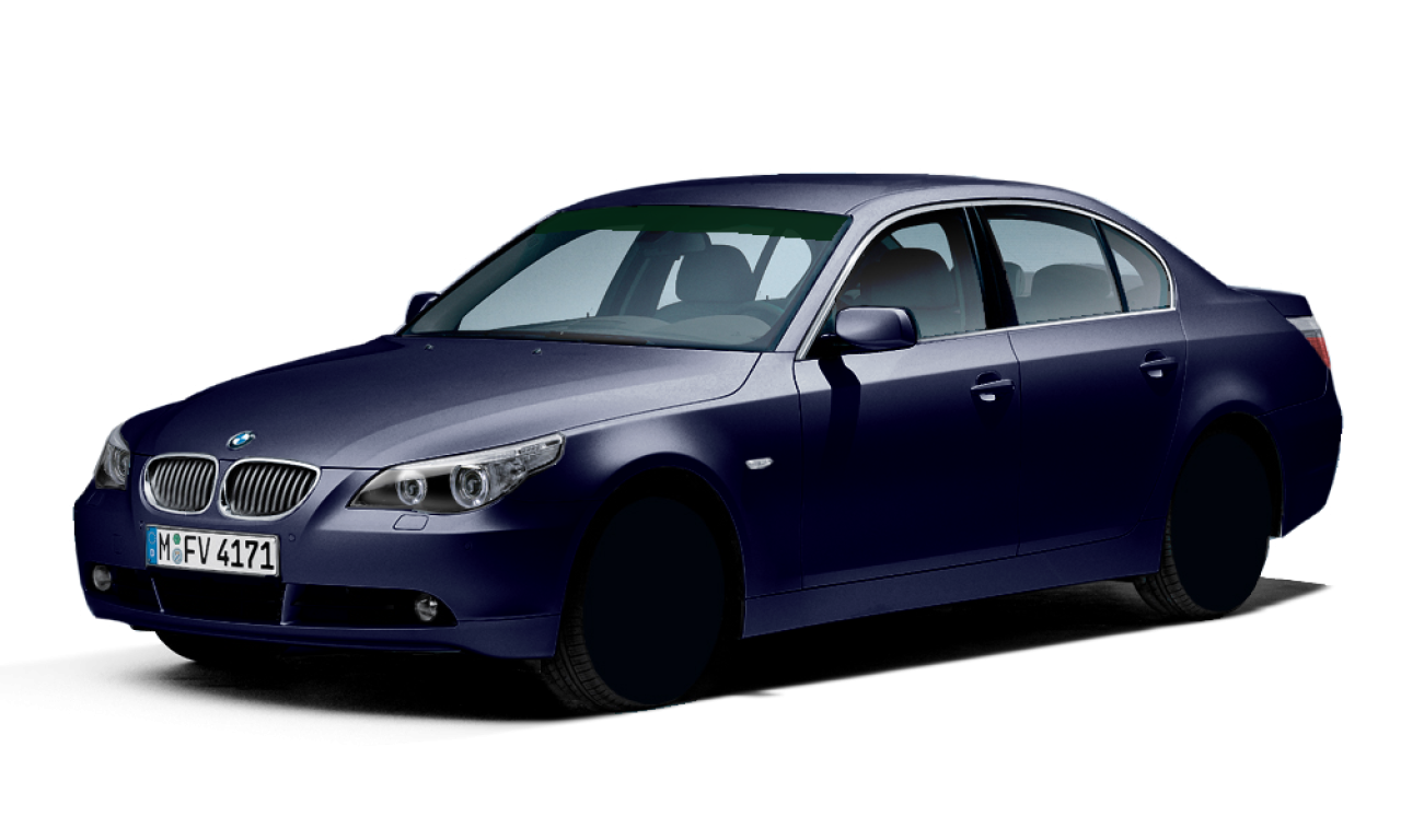 Exterior of 2004 BMW 545i (E60), VIN WBANB31000B079008
