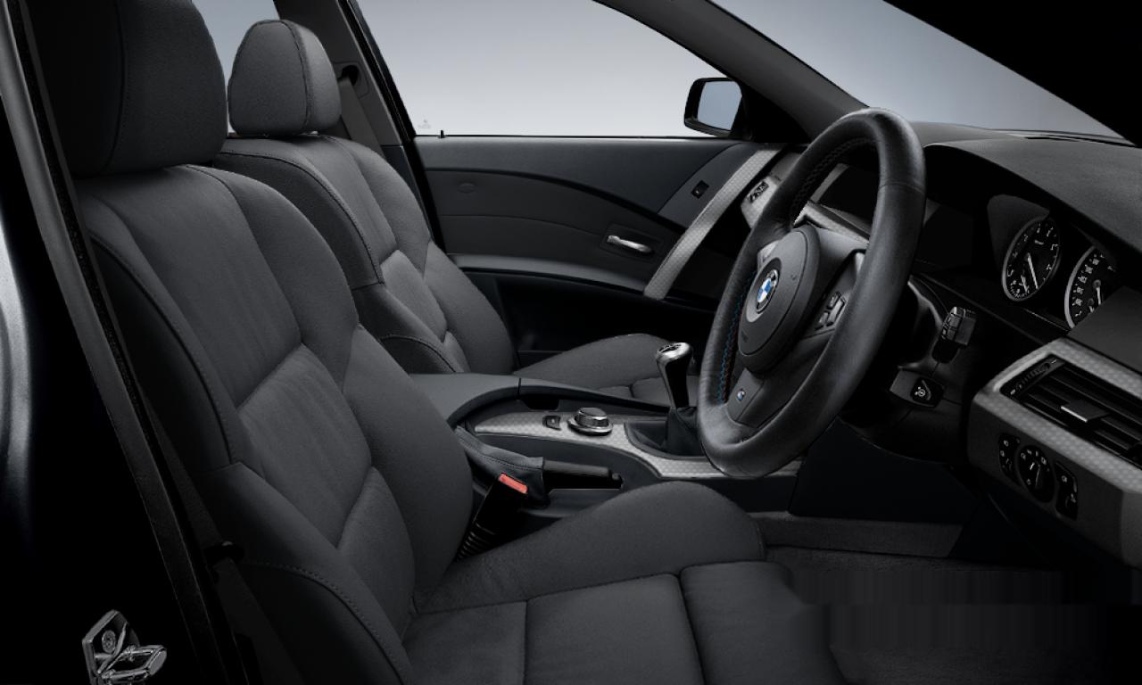 Interior of 2006 BMW 520d (E60), VIN WBANC32010CP68447