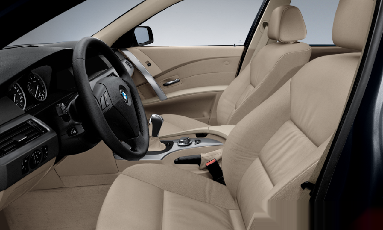 Interior of 2005 BMW 525d (E60), VIN WBANC51040CN29150