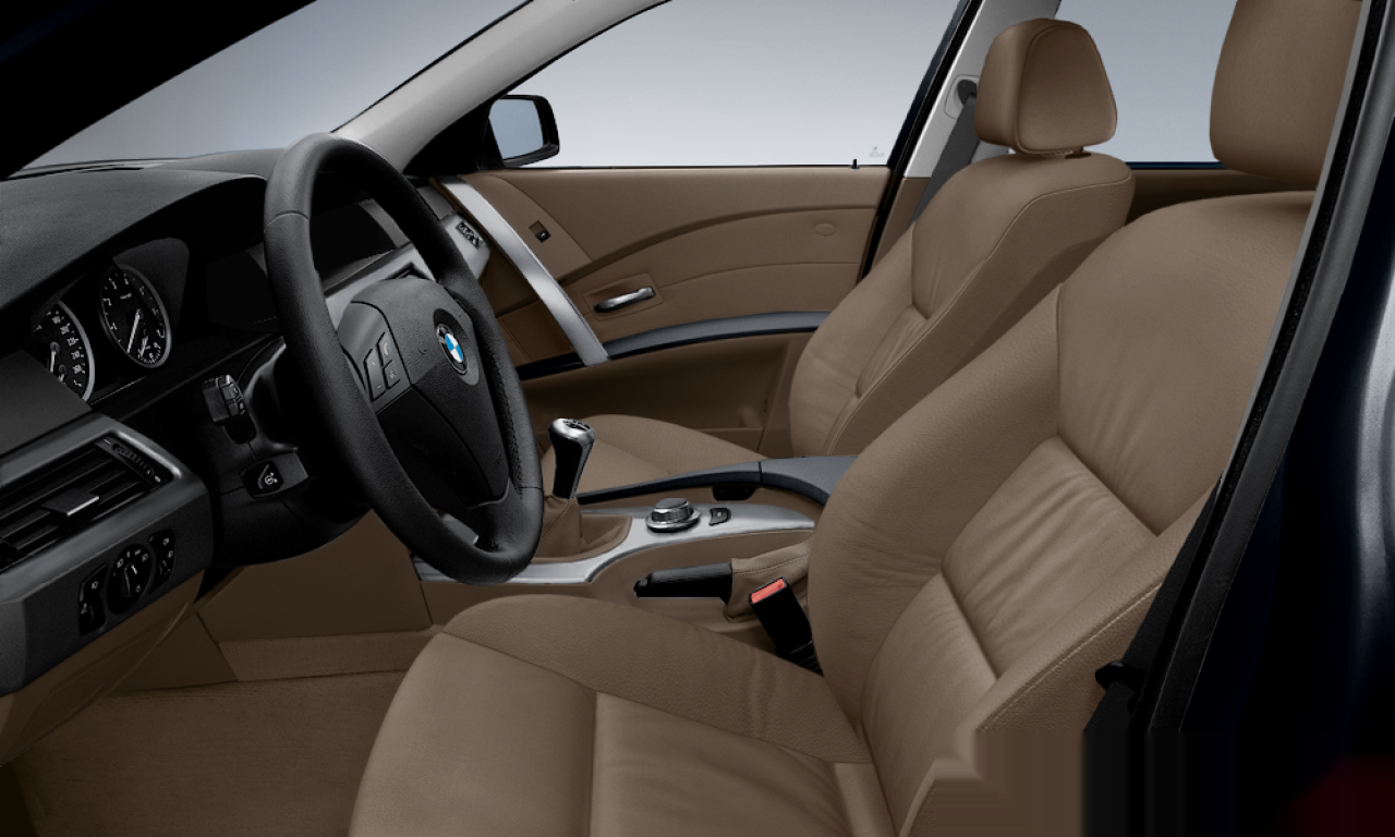 Interior of 2005 BMW 525d (E60), VIN WBANC51060CR29226