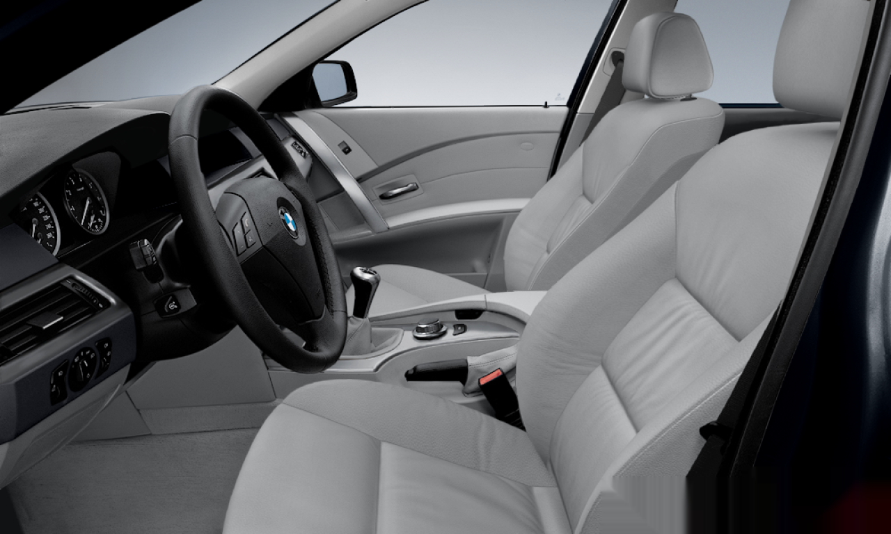 Interior of 2005 BMW 525d (E60), VIN WBANC510X0CR26345