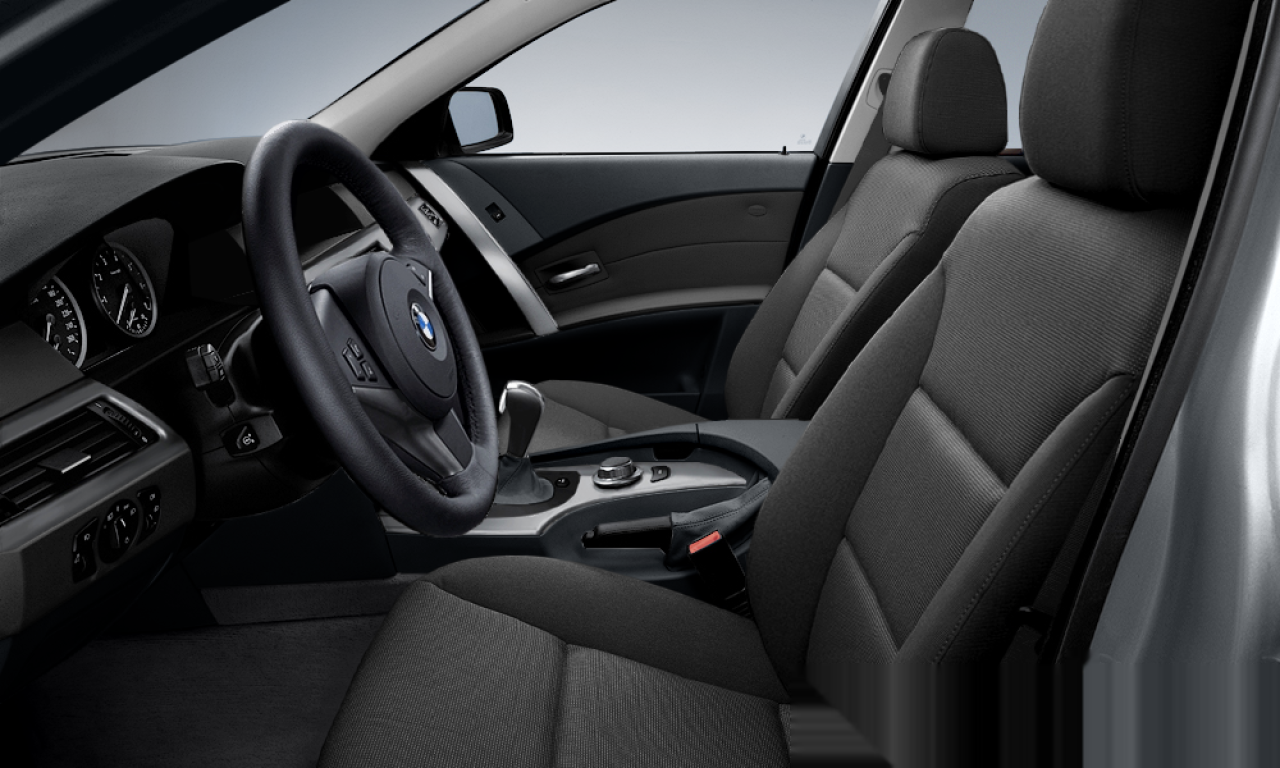 Interior of BMW 530d (E60), VIN WBANC71020B652107
