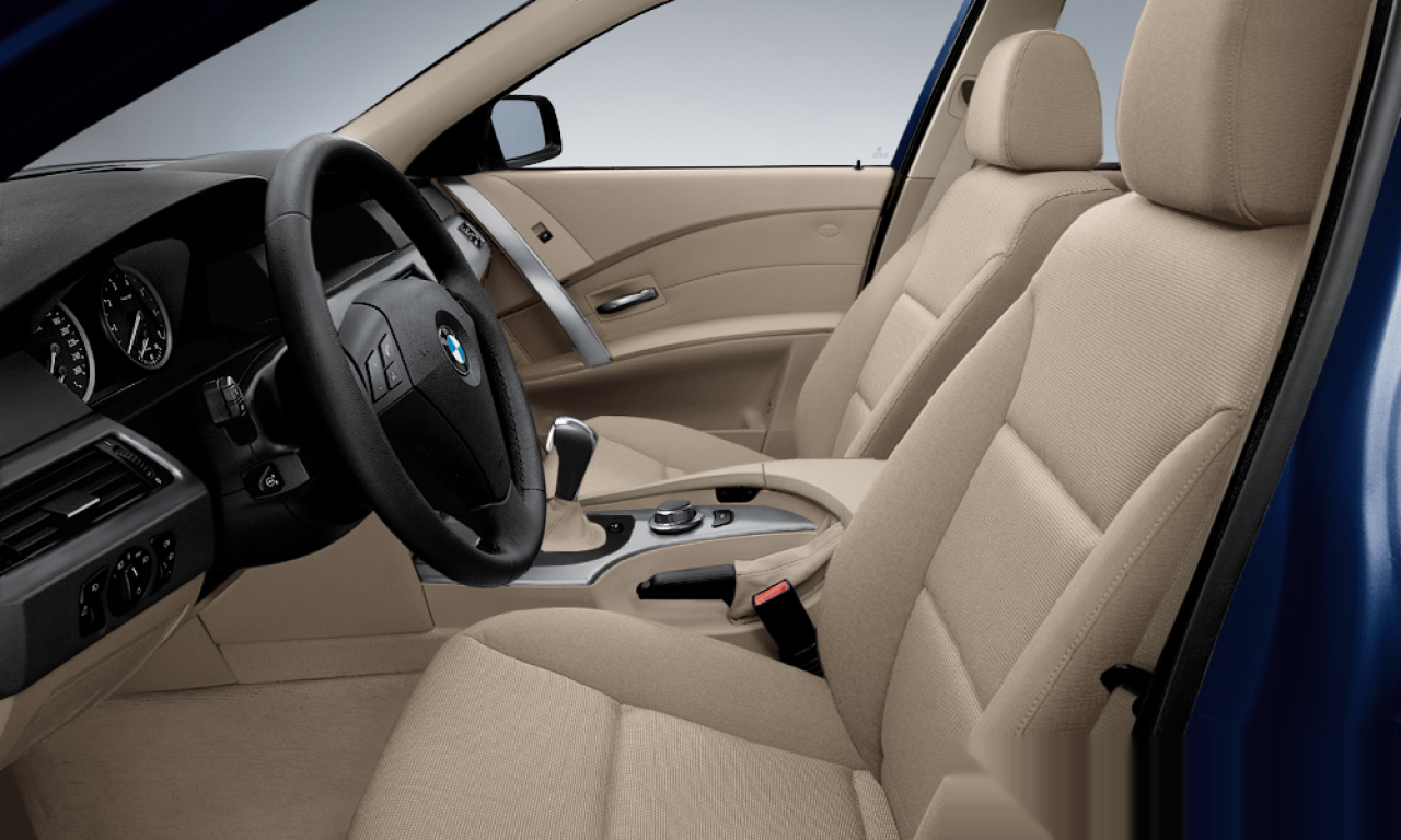 Interior of 2004 BMW 530d (E60), VIN WBANC71060B650358