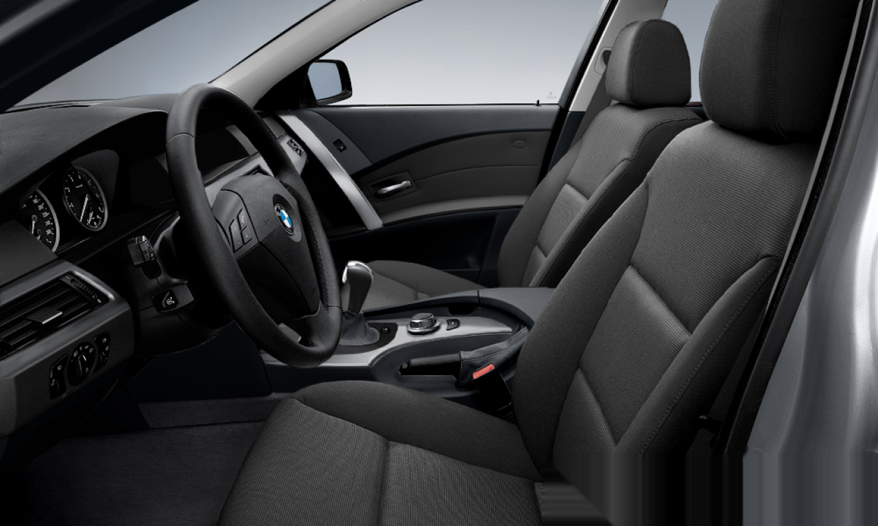 Interior of BMW 530d (E60), VIN WBANC71090B658132
