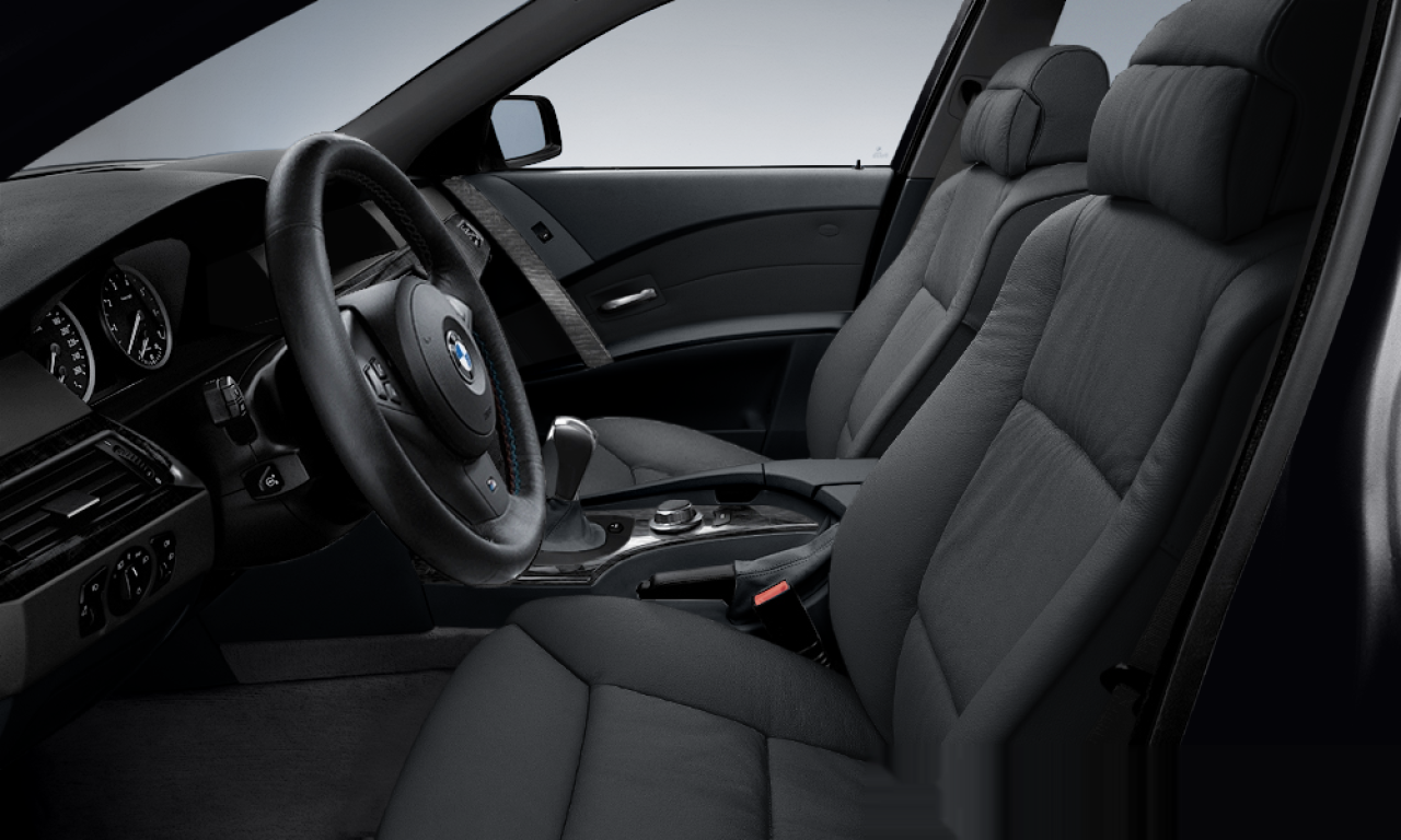 Interior of 2006 BMW 535d (E60), VIN WBANC91020CU78500