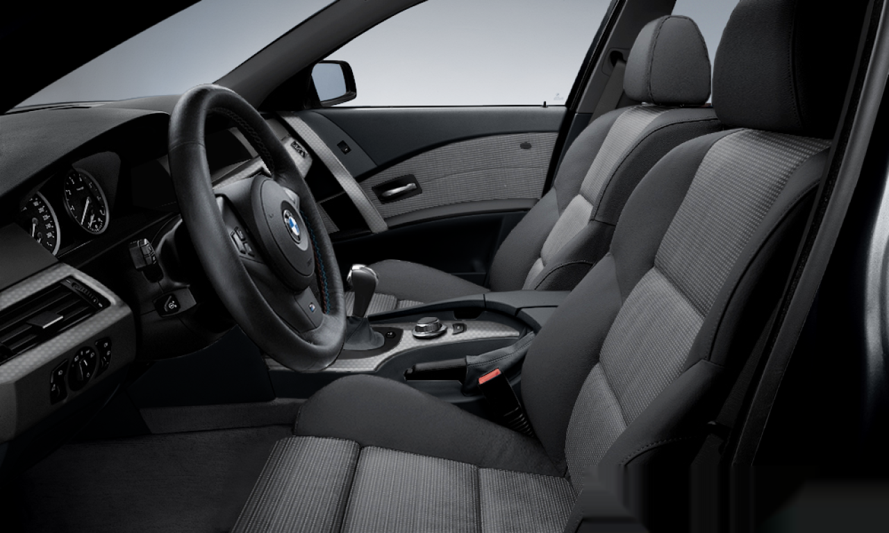 Interior of BMW 535d (E60), VIN WBANC91060B759785