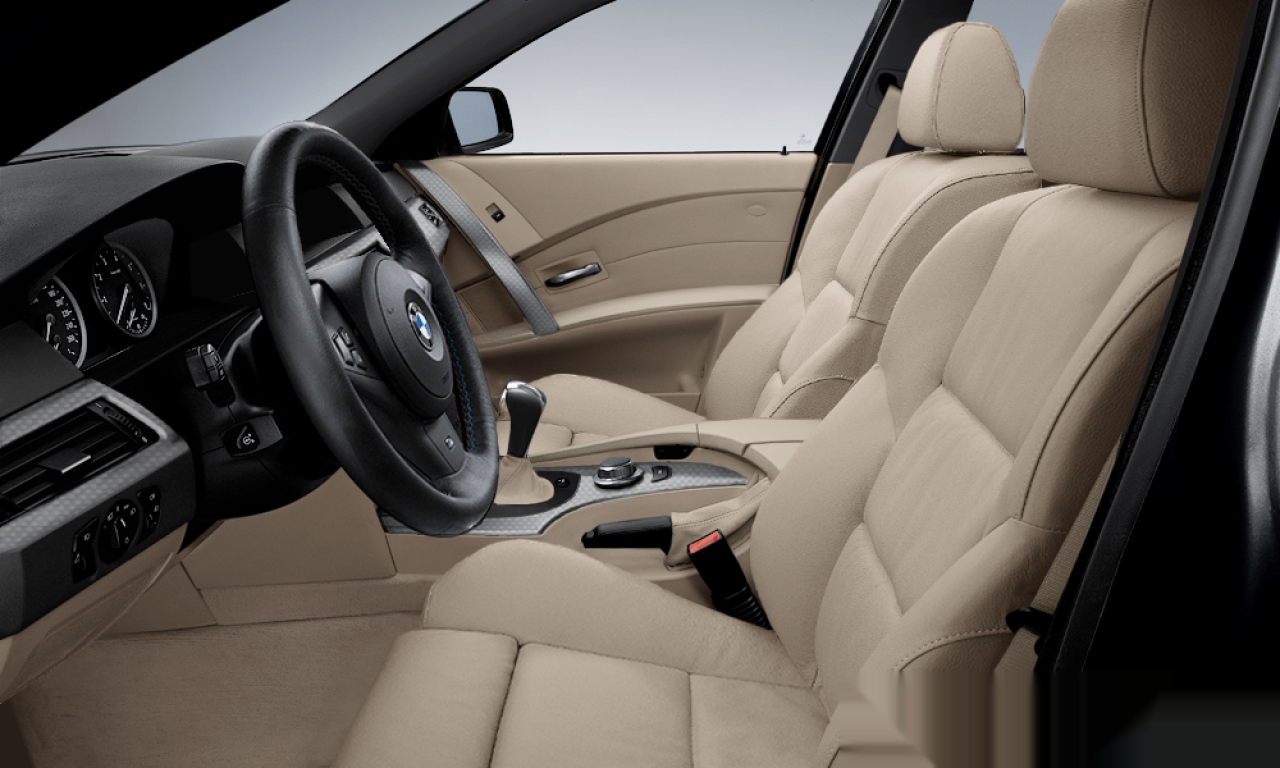 Interior of BMW 535d (E60), VIN WBANC91060B760872