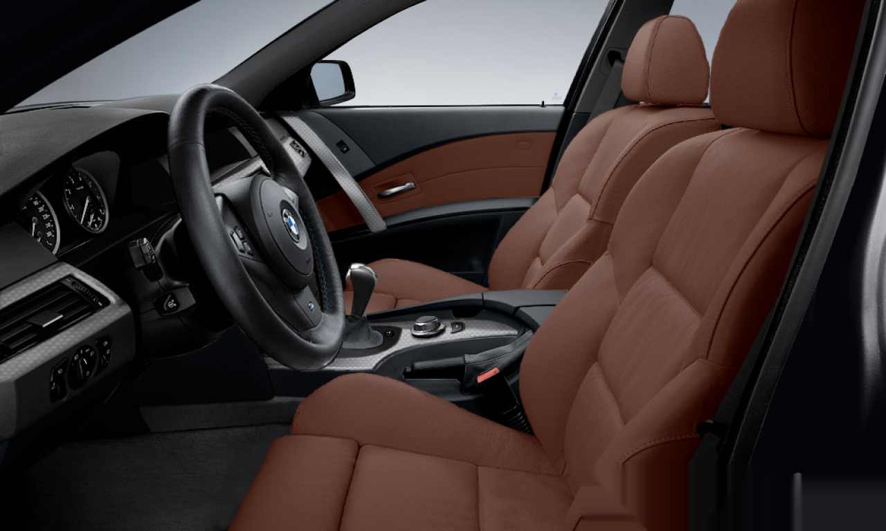 Interior of BMW 535d (E60), VIN WBANC91070B766504