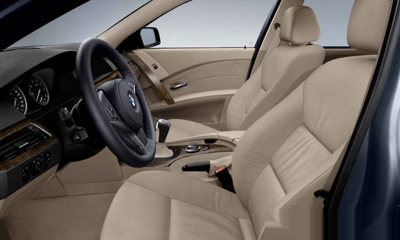 Interior of 2005 BMW 535d (E60), VIN WBANC910X0B759868