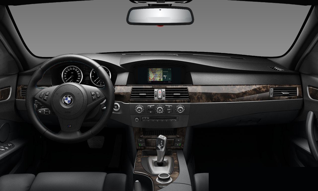 Interior of BMW 530i (E60 (MUE)), VIN WBAND71050CS88434