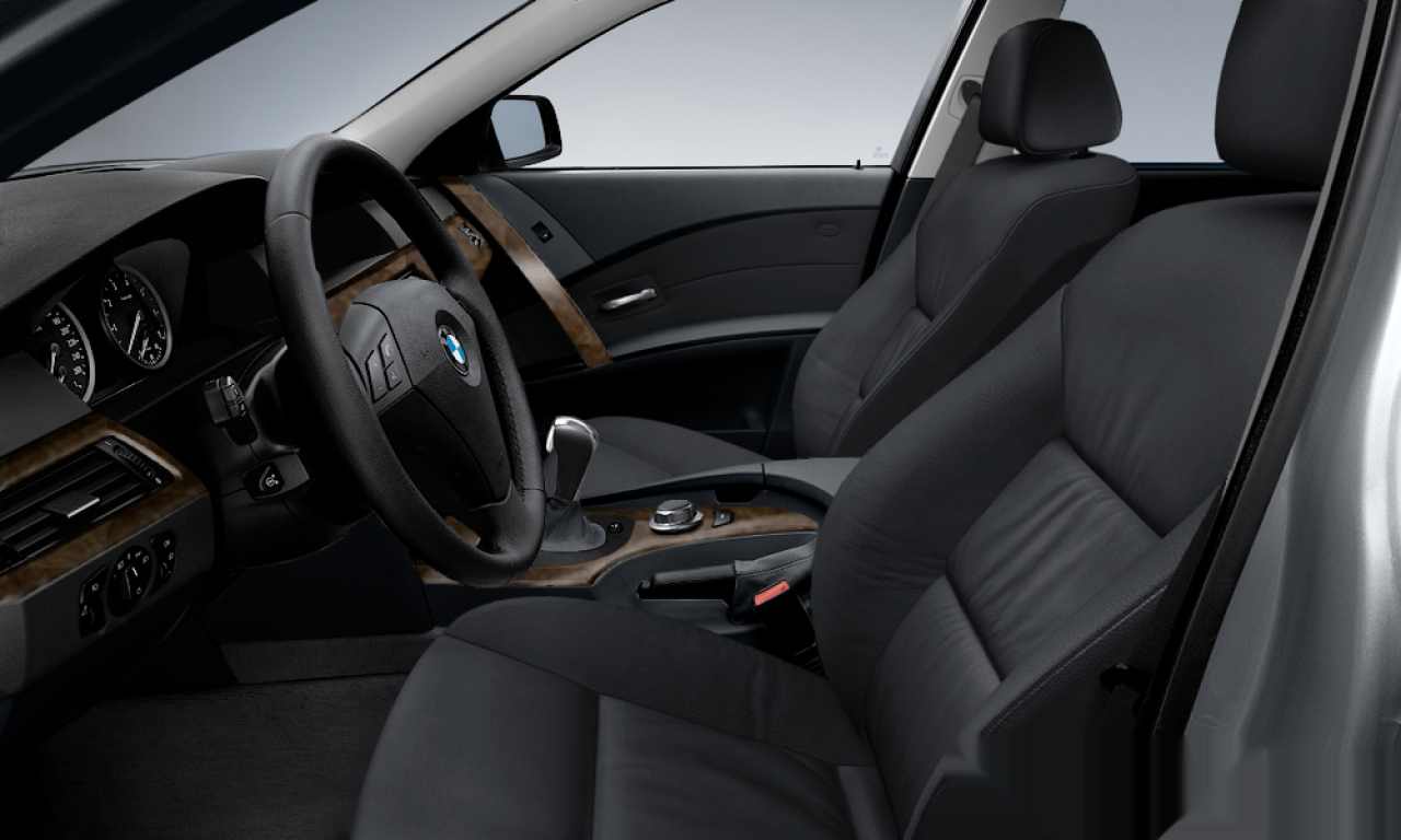 Interior of 2005 BMW 530i (E60), VIN WBANE71036CM02548